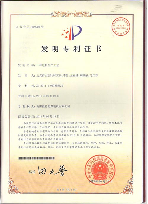 發明專利一種電機工藝2